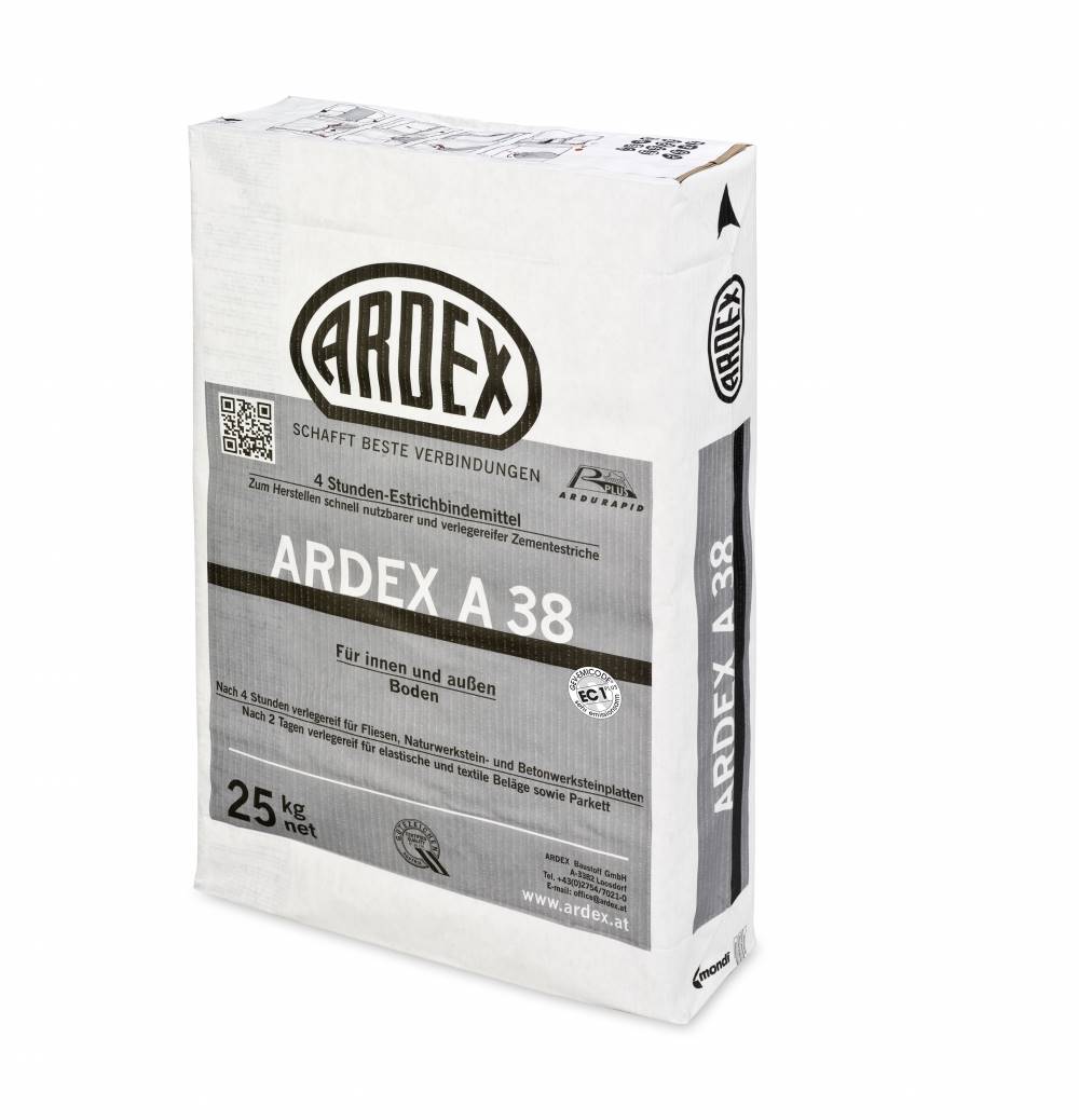 ARDEX A 38 4 Saatlik Şap Çimentosu - 25 KG TORBA